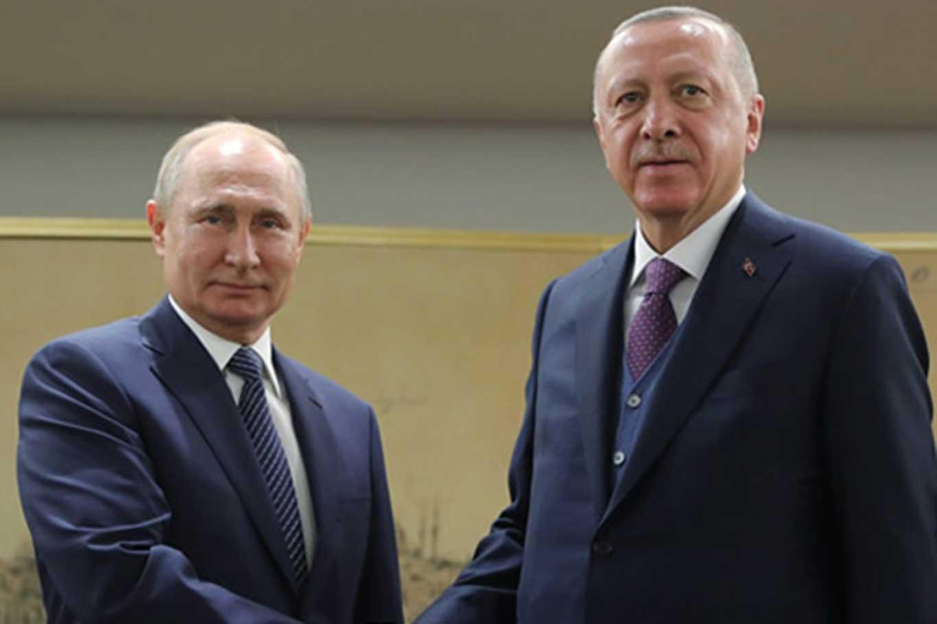 آغاز نشست پوتین و اردوغان